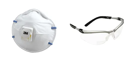 保護マスク・保護めがね